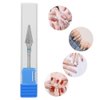 Nail Drill Bits, 3/32'' (2.35mm) Tungsten Steel Nail Art Manicure Drill Bits, Electric Pedicure Manicure Grinding Head Nail Polishing Accessory Portable Electric Nail Drill (Blue)