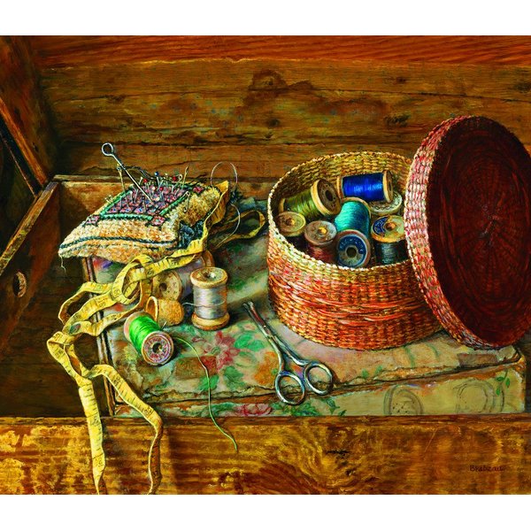 SunsOut Sewing Basket 550pc