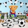 100 Pcs Soccer Napkins, Soccer Pattern Birthday Party Napkins Disposable Paper Napkins for Soccer Theme Boy's and kid's Birthday, Baby Shower, Game Day Party Supplies