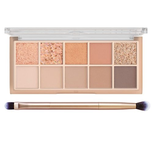 BestLand Matte Nudes Eye Shadow Palette - Ultra Pigmented Blendable and Long-Lasting Matte, Shimmer, and Metallic Finishes Eyeshadow with Brush - Eye Makeup for Smok, Natural and Bold Looks (Caramel Pumpkin)