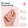Gellen Solid Nail Glue Gel Kit, 15g Gel Nail Glue and 8w Mini UV Light LED Lamp for Nail Cured, Solid Press on Nail Glue for Acrylic Fake Nail Tips, Solid Gel Glue for Nails Salon Art DIY at Home