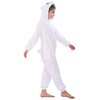 WAFUNNE Animal Onesie Costume for Kids Child Boys Girls Womens Mens Cosplay Halloween Costumes Easter Onesies White Polar Bear L