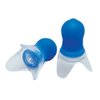 Flents Reusable Ear Plugs, Ideal for Flying And Mountain Driving, Reduces Pressure And Background Noise, 1 Pair With Travel Size Case, Easy Use With Comfort Fit, NRR 29, Blue, Made In The USA
