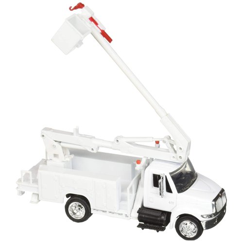 New Ray International 4200 Line Maintenance Service Truck White Long Haul Trucker Series 1/43 Diecast Model