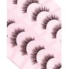 Natural Lashes Mink Natural Eyelashes False Eyelashes Natural Look False Lashes Wispy Eye Lashes Cat Eyelashes Fake Lashes KD01