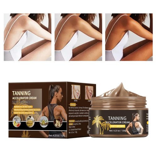 Tanning Accelerator Cream,Achieve Natural Tan Skin, Body Bronzing Cream,Tanning Cream For Outdoor...
