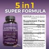 Viva Naturals Sambucus Elderberry with Zinc and Vitamin C for Adults, Vitamin D 5000 IU and Ginger - Immune Support Supplement, 60 Count - Black Dried Elderberry Capsules for Adults