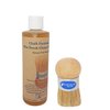 Chalk Mountain Brushes. 8 oz Solvent Free Wax Brush Cleaner and Original Designed Palm Brush. 2 Pack