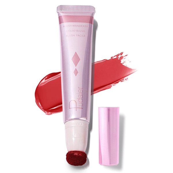 Highlighter Makeup, Liquid Highlighter Beauty Wand, Long Lasting Blendable Highlighter Stick Makeup with Cushion Applicator, 13,0.68 Fl Oz