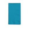 Creative Converting Touch of Color 2-Ply 50 Count Paper Dinner Napkins, Turquoise