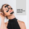 IROHA NATURE Activated Charcoal Peel-Off Mask - 4 Pieces | Detoxifying Facial Mask with Green Tea, Lavender & Grape | Minimizes Pores, Purifies Skin | Vegan, Skincare, for Oily & Acne-Prone Skin