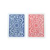 Copag 1546 Design 100% Plastic Playing Cards, Poker Size (Standard) Red/Blue (Jumbo Index, 1 Set)