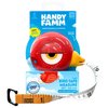 Handy Famm 8Ft Animal-Shaped Kids Tape Measure, Level & Protractor Angle Finder, Fun Educational Children's Tape Measure, Small Measuring Tape for Learning Early Math Skills, Ages 5+, Red Bird