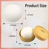 2 Pcs Dumpling Squishy Dumpling Stress Ball Squeezing Adult Stress Relief Toy White Steamed Stuffed Bun for Birthday Gifts, Partied, Etc.