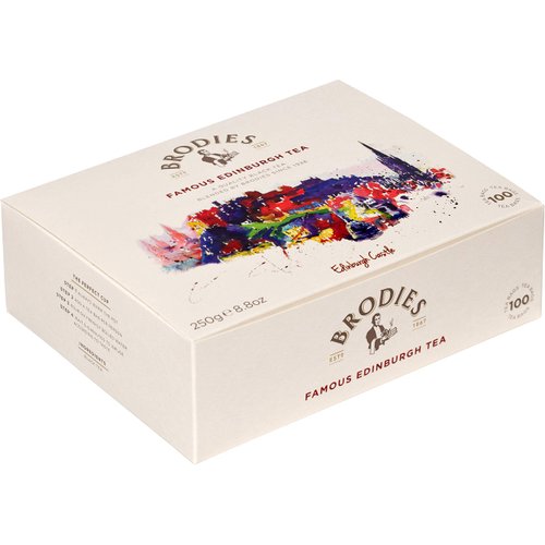 Brodies Famous Edinburgh Tea (100 Untagged Tea Bags)