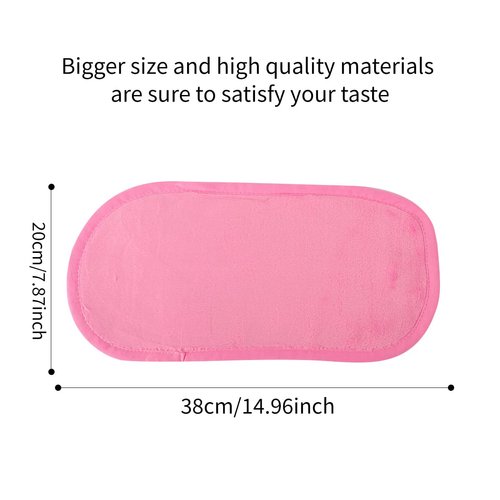 MakeUp Eraser Reusable Make Up Remover Eraser even Waterproof Make Up in Seconds Just With Water Chemical Free Eyeliner Lipstick Foundation Powder Highlighter Eyebrown (10Pink)