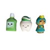 Dental Character Rubber Toys - Tooth Fairy Toys, Dentist Rewards, Dentist Office Giveaway, Stress Relief, Fidget Toy, Party Favors, Reward Chest, Treasure Chest, Goodie Bags - Set of 10