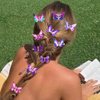 BARTOSI Butterfly Hair Clips Purple Butterfly Hair Barrettes Butterflies Hairpin Cute Decorative Bobby Pins Hair Accessories for Women and Girls (Pack of 10)