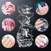 Beloving 10Pcs Nail Tip Clips, Nail Extension Gel Quick Building Nail Tips Clip for Nail Kit False Nail Tips and Dual Forms Manicure Nail Art Tools