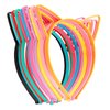 COCIDE 12Pcs Cat Ears Headbands Plastic Taylor Party Decorations Kitty Headbands for Girls Gabby Party Favors Birthday Supplies for Women Halloween Hair Accessories Hair Hoops Costume