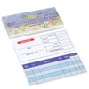 BLUE PANDA 150 Sheets Fake Checkbook for Kids Learning with Pretend Deposit Slip and Check Register for Play School Supplies, Ocean Themed - Pretend Checkbook