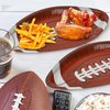 QZYL 50 PCS Football Plates, Football Party Plates, Football Shaped Disposable Paper Plates, Super Bowl 2024 Party Plates, Football Party Supplies for Football Decorations Sports Birthday Decoration