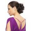 Funbun Curly Synthetic Hair Wrap Elastic Band Women's Hairpiece Chignon Ponytail Accent Fun Bun by easihair - 613-102