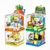Lreyrous Exquisite Sponge Toy Building Block Box Set Series 1 Restaurant Building Blocks Birthday Gifts for Boys and Girl with Themed Characters for 14+ Teenagers & Adults