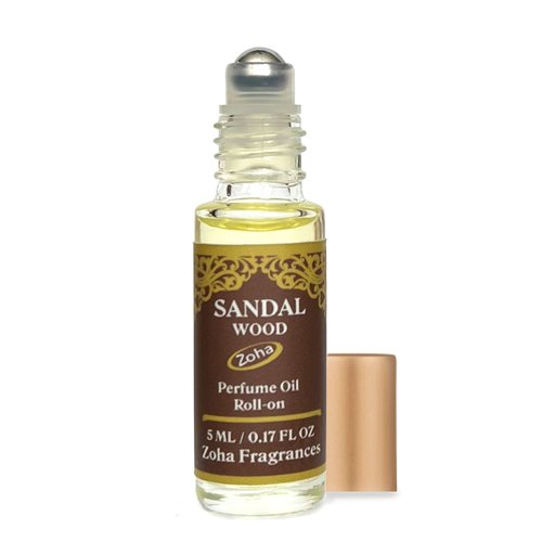 Zoha, Sandalwood Perfume for Women and Men, Alcohol-Free Hypoallergenic Vegan Fragrance Oil Roll-On