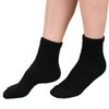 Fox Valley Traders Diabetic Ankle Socks - 3 Pack, Medium, Black