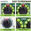 Raindrip R675CT Analog 3-Dial Water, Sprinkler Timer with Rain Delay for Drip Irrigation, Garden, Self-Watering