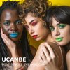 UCANBE Green Single Eyeshadow Palette, Highly Pigmented Matte Eye Shadow Powder, Professional Long-Lasting Waterproof Makeup Palette