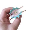 Cute Dinosaur Hair Clip,Acetate Claw Clips,Hair Clips for Women,Pink