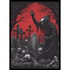 MTG (Red/Black Necromancer) - 100ct Matte TCG Art Card Sleeves by Ai Armor