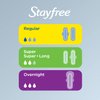 Stayfree Ultra Thin Overnight Pads with Wings, For Women, Reliable Protection and Absorbency of Feminine Moisture, Leaks and Periods, 28 Count