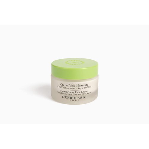 L'Erbolario Moisturising Face Cream - Hydrating And Nourishing Treatment - Fast Absorbing, Non-Greasy - Light Texture Can Be Applied Day Or Night - Ideal Base For Luminous Makeup - 1.6 Oz