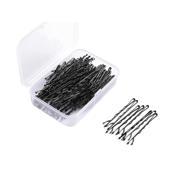 100PCS 2Inches Hair Pins Kit Secure Hold Bobby Pins Clips for Women Girls and Hairdressing Salon (Black)