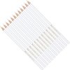 12 PCS Sewing Marking Pencils Water Soluble Tailor's Chalk for Fabric Clothing Cutting Wood-cased Pencil(White)