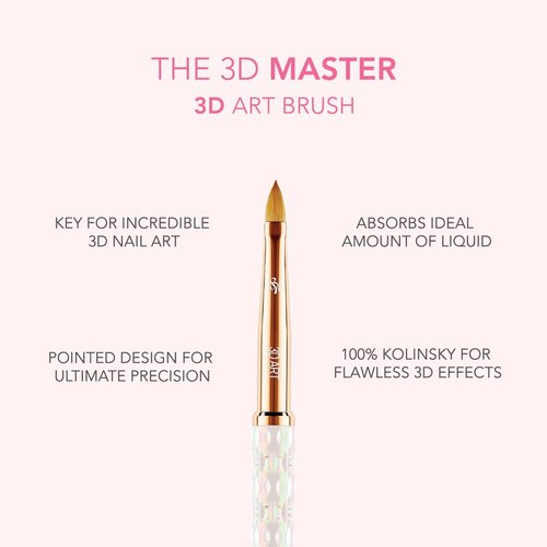 Kiara Sky Professional Nails *NEW* Gel Nail Art Brush Collection (3D Art)