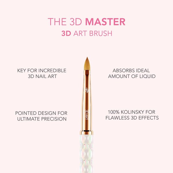 Kiara Sky Professional Nails *NEW* Gel Nail Art Brush Collection (3D Art)