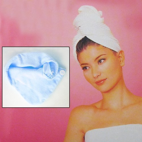 ATB 2 Pc Microfiber Hair Wrap Towel Drying Bath Spa Head Cap Turban Twist Dry Shower