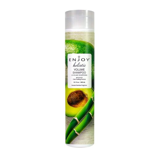 ENJOY Holistic Volume Shampoo, pH 5.0-6.0, For All Hair Types, Shampoo For Color Treated Hair, Shampoo for Men and Women, Curly Hair Shampoo - 10 Oz.