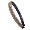 aHairBeauty Plaited Braided Headband Hair Band Synthetic Braid Hairpieces Wig Accessories for Women Girl Wide 0.7 Inch (Caramel Blonde)