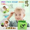 Piggy Bank for Kids,Dinosaur Toys for Boys Age 3 4 5 6 7 8 9 10 11 12,Automatic Coin Stealing Money Bank with 2 Sets of DIY Stickers,Fun and Cool Educational Kids Toy (Dinosaur)