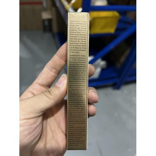 2-in-1 Length Volume Mascara Waterproof Long-lasting Black Mascara for Thick Curl Lash Smudge-proof No Clumping