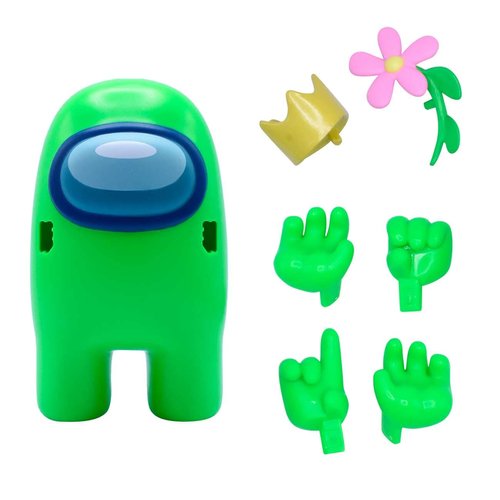Just Toys LLC Among Us Action Figures Series 2 (Green w/Crown)
