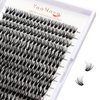 YOONOYA Lash Clusters 280pcs DIY Individual Lashes 30D Cluster Eyelash Extensions 9-16mm Eyelash Clusters Lash Extensions for Self Application (30D,0.07D, 9-16mm)