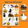 Partywind 36 Styles Metallic Glitter Halloween Temporary Tattoos for Kids, Halloween Decorations Birthday Party Favors Supplies, Halloween Goodie Bag Fillers Games for Boys and Girls (2 Sheets)