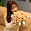 XIYUAN 12” Hamburger Plush Toy - Funny Hamburger Stuffed Toy - Cute Food Plush Pillow - Room Decoration Cushion for Children Boy and Girl for Holiday Birthday (Hamburg)