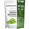 MRM Nutrition Organic Green Banana Powder | Superfoods | High-Fiber | Flour Alternative | Prebiotic Fiber | 40 Servings